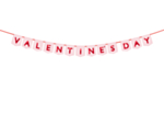 Valentine's Day Viirinauha Vaaleanpunainen