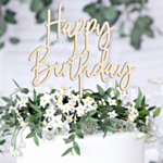 Happy Birthday Puinen Kakkukoriste
