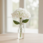 Tekokukka Hortensia Valkoinen