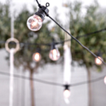 Party Valot LED Musta