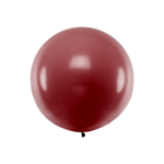 Suuri Pyöreä Ilmapallo Pastelli Burgundy