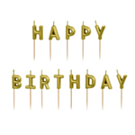 Happy Birthday Kakkukynttilät Kulta