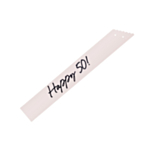 Happy 50 Olkanauha Kerma/Musta