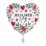 Jeg Elsker Dig Kukka Foliopallo