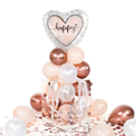 Balloha® Laatikko Sydän Happy Birthday