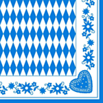 Baijerilaiset Kuviolliset Servetit