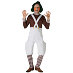 Jali ja Suklaatehdas® Oompa Loompa Peruukki Vihreä