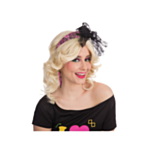 80-luvun Pitsi Hiuspanta Pinkki