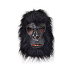 Gorilla Lateksinaamari Musta