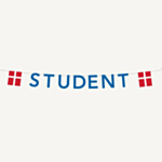 Studentti lippuviiri sininen