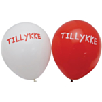 Tillykke Ilmapallot Punavalkoinen