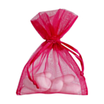 Satiininauha Organzapussit Pinkki