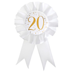 20 Vuotis Ruusuke Valkoinen/Kulta