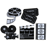 Hollywood Cinema Pöytäkoristeet