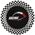 Racing Kertakäyttölautaset