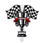 Racing Pokaali Kakkukynttilät