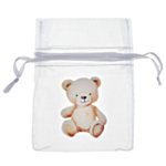 Little Teddy Organza Pussi Norsunluu