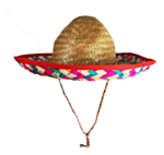 Punavalkoinen pieni sombrero