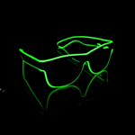 LED Wayfarer Silmälasit Vihreä