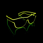 LED Wayfarer Silmälasit Keltainen