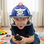 Poliisi Lasten Kypärä Valolla & Äänellä