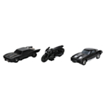 Batman® Batmobile & Batcycle Lelut Musta