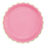 Aaltoileva Pahvilautaset Pinkki