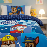Ryhmä Hau® Friends Puuvillalakanat Sininen