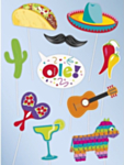 Meksiko Photo Booth -rekvisiitat
