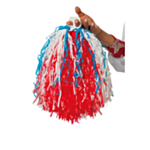 Cheerleader Pompom Punainen/Valkoinen/Sininen