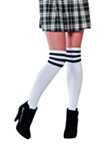 Cheerleader Sukat Mustavalkoinen