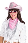 Koristekivi Cowboyhattu Vaaleanpunainen