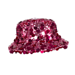 Paljetti Kalastajanhattu Pinkki
