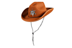 Ruskea cowboy-hattu