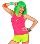 Hotpants Neonkeltaiset