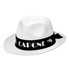 Valkoinen Al Capone Hattu