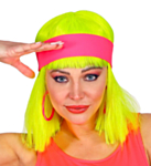 Neonpinkki otsanauha