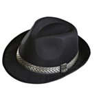 Panama Fedora Musta