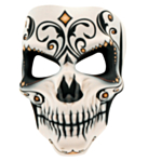 Dia de los Muertos Pääkallonaamari
