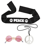 Peace hippi-asustesetti