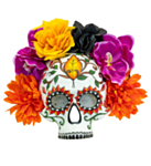 Kukkainen Sugar Skull Naamio