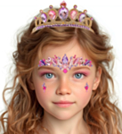 Prinsessa Kasvokoristeet Vaaleanpunainen/Lila