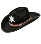 Sheriffi Cowboy Lastenhattu Musta