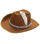 Tyylikäs Lasten Cowboyhattu Ruskea