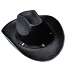 Musta James Cowboy-hattu