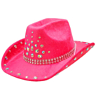 Timantti Cowboyhattu Vaaleanpunainen