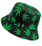 Weed Kalastajanhattu Musta/Vihreä