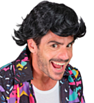 Ace Ventura Musta Peruukki