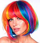 Pride Bob Peruukki Sateenkaari