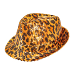 Leopardikuvioinen Fedora Hattu